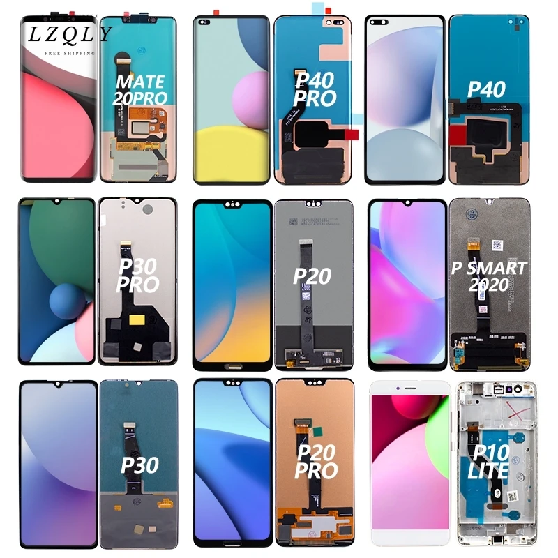 

Для Huawei Mate 20 Pro Lcd p Smart 2020 экран дигитайзер в сборе для Huawei P10 P20 P30 P40 Pro ЖК-экран