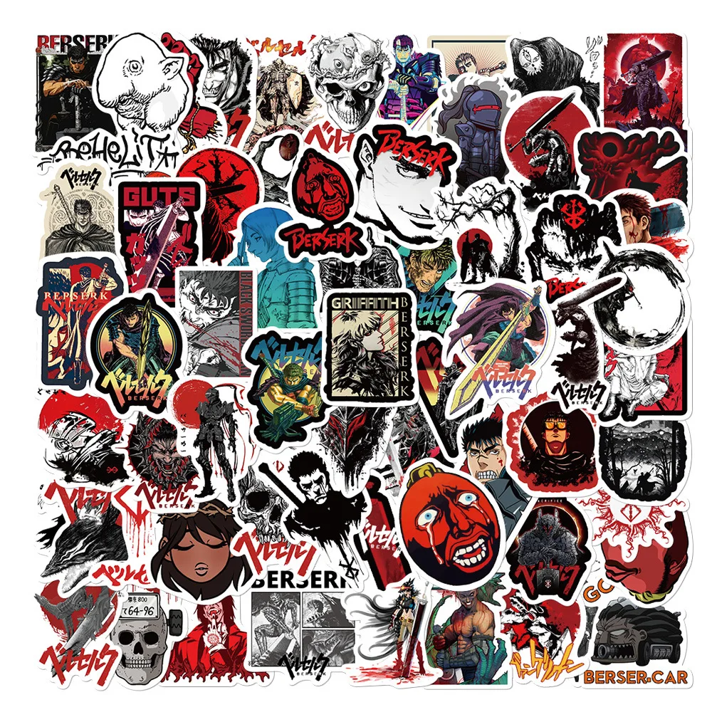 

10/30/50PC New Hot-selling Branded Warrior Stickers Notebook Books Water Cups Mobile Phone Case Decoration Waterproof Stickers