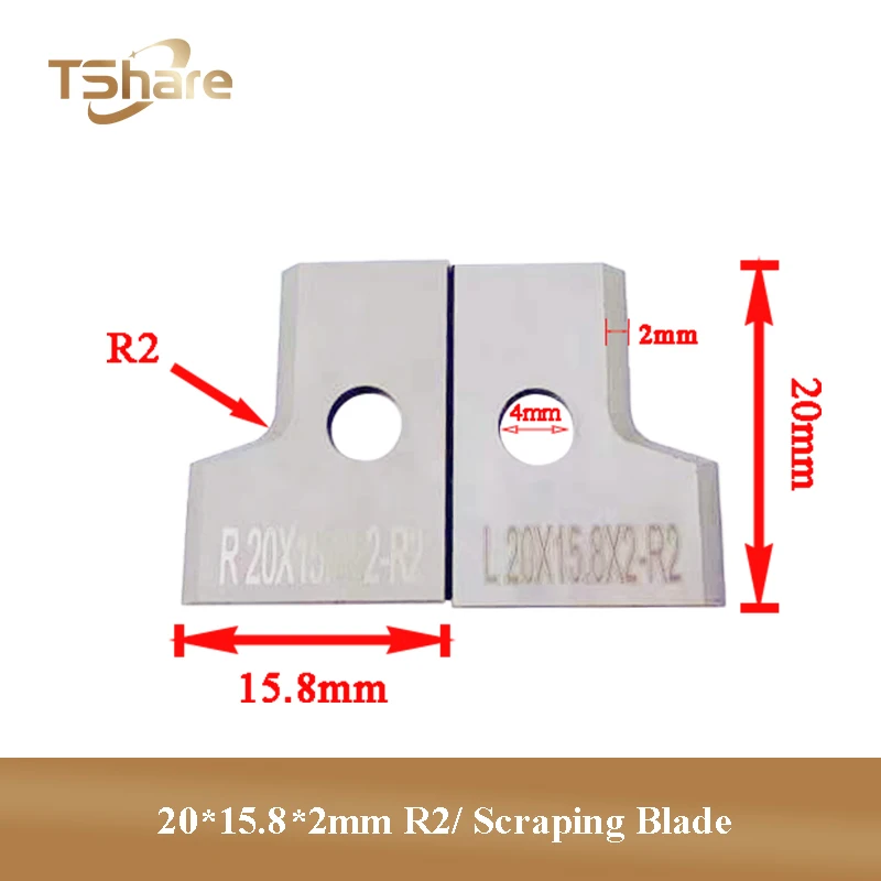 

Скребки для кромкооблицовочной машины CEHISA YIDIAN 20*15.8*2 мм R2/3