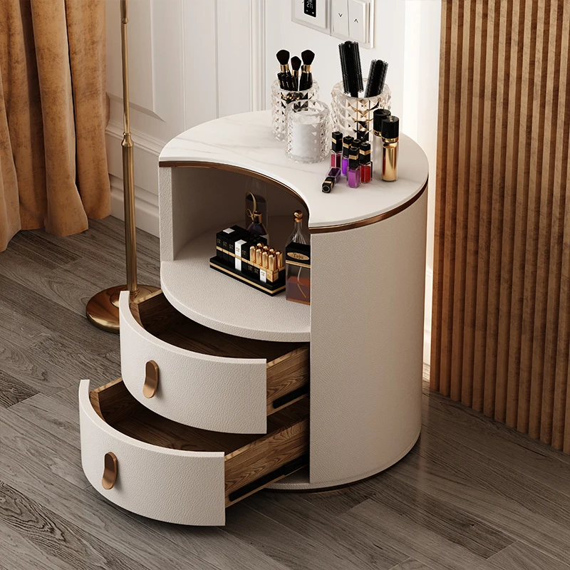 

YY Bedside Table Simple Modern Mini Small Solid Wood Light Luxury
