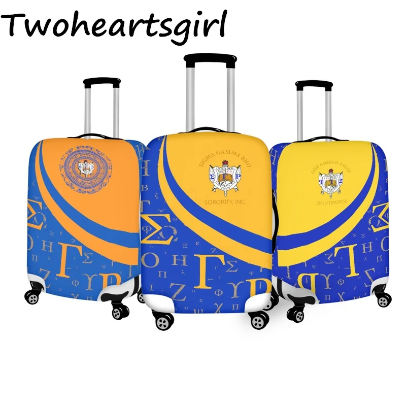 

Twoheartsgirl Sigma Gamma Rho Suitcase Covers Protector Luggage Cover Zipper Dustproof Suitable for 18-32 Inches Baggage Cases