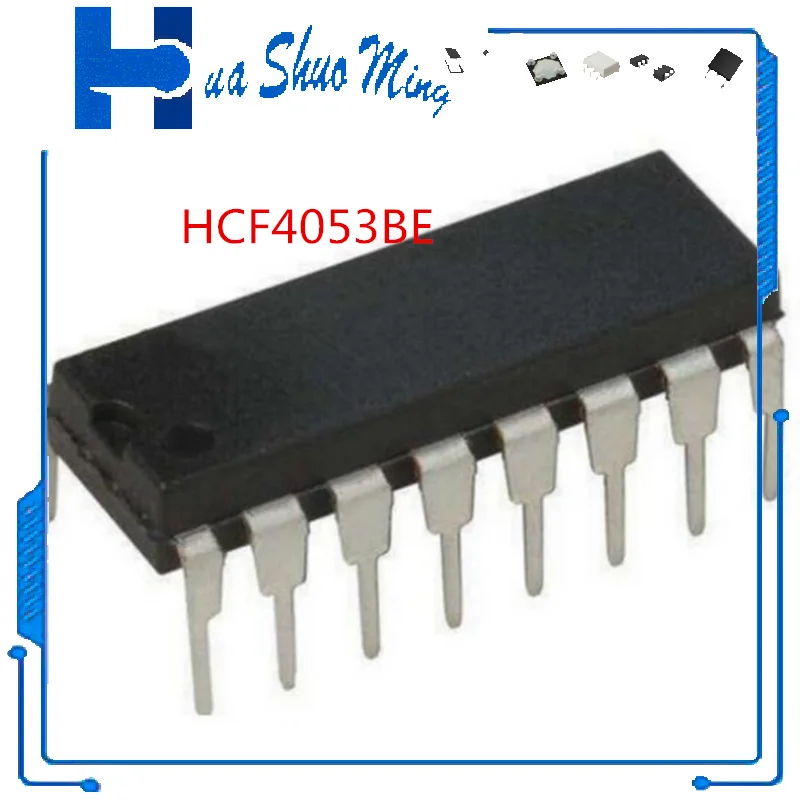 10 шт./лот HCF4053BE HCF4053 DIP16