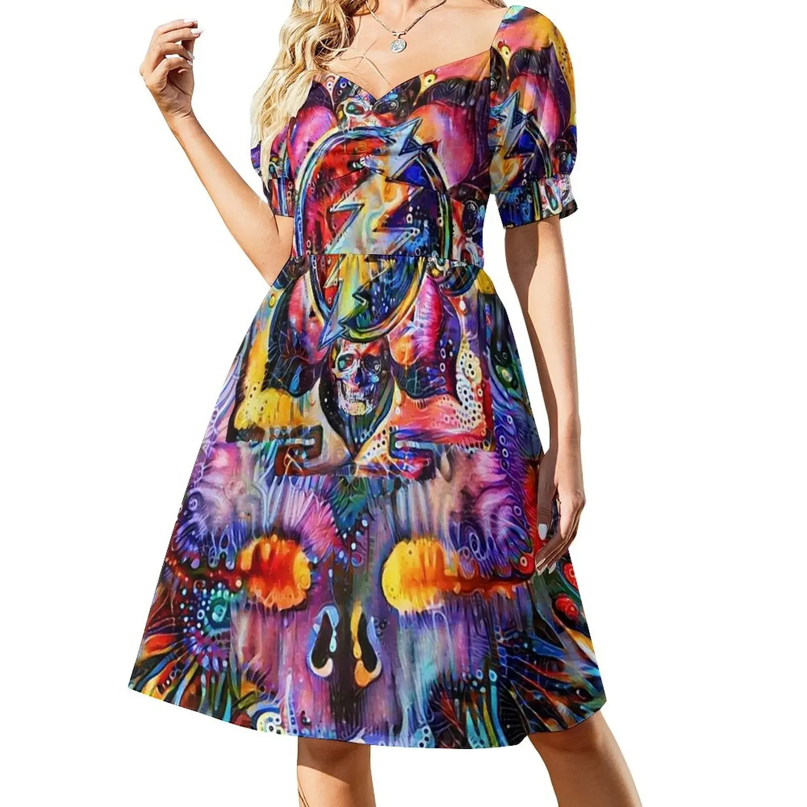 Sahasrara платье Yantra Bolt без рукавов роскошное женское вечернее Лето 2024