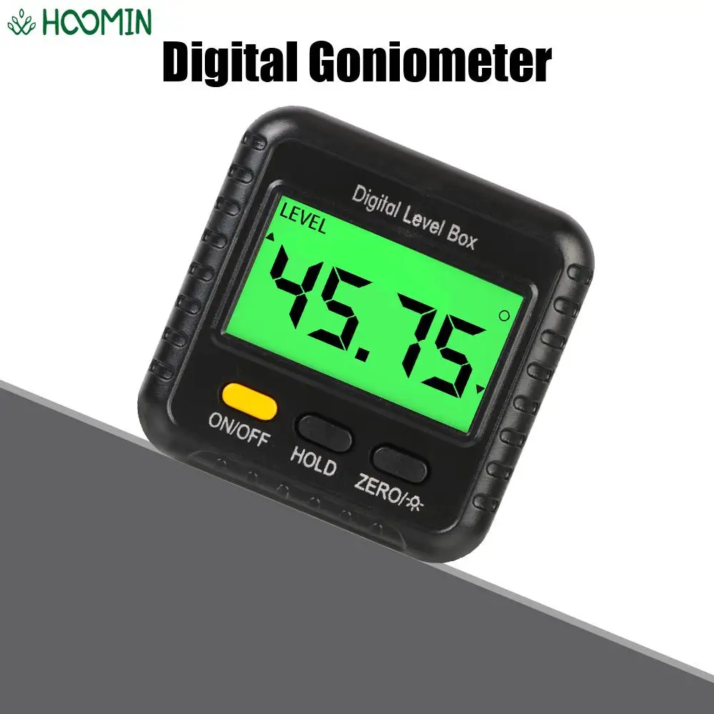 

Digital Inclinometer Protractor Base Gauge Angle Meter Finder 360 Degree Level Box Magnetic Small Electronic Protractor Tools