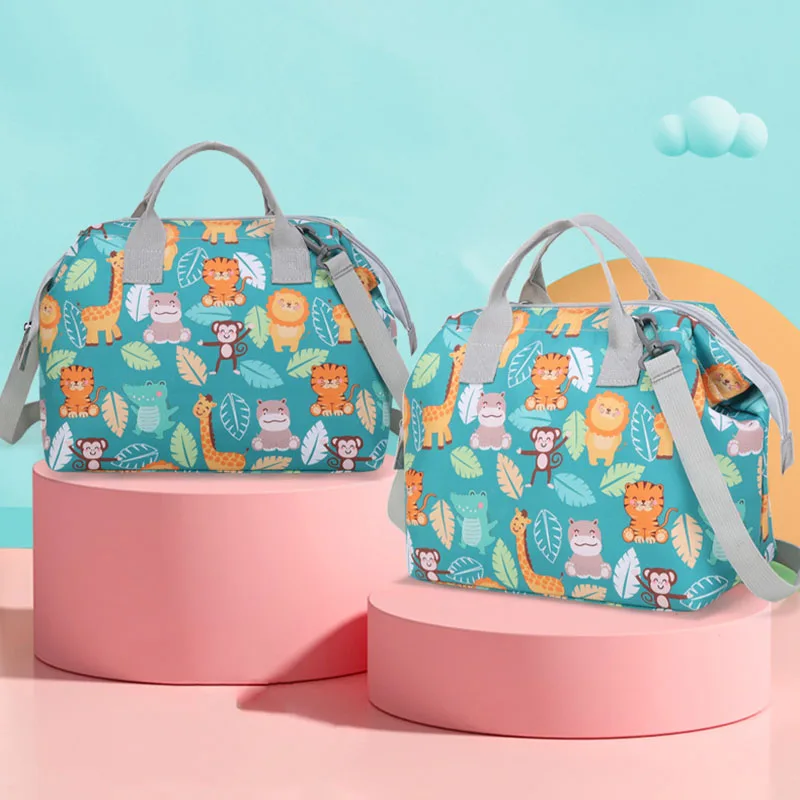 

Вместительная Портативная сумка для детских подгузников, уличная сумка для мам с несколькими отделениями, сумка для хранения через плечо, м...