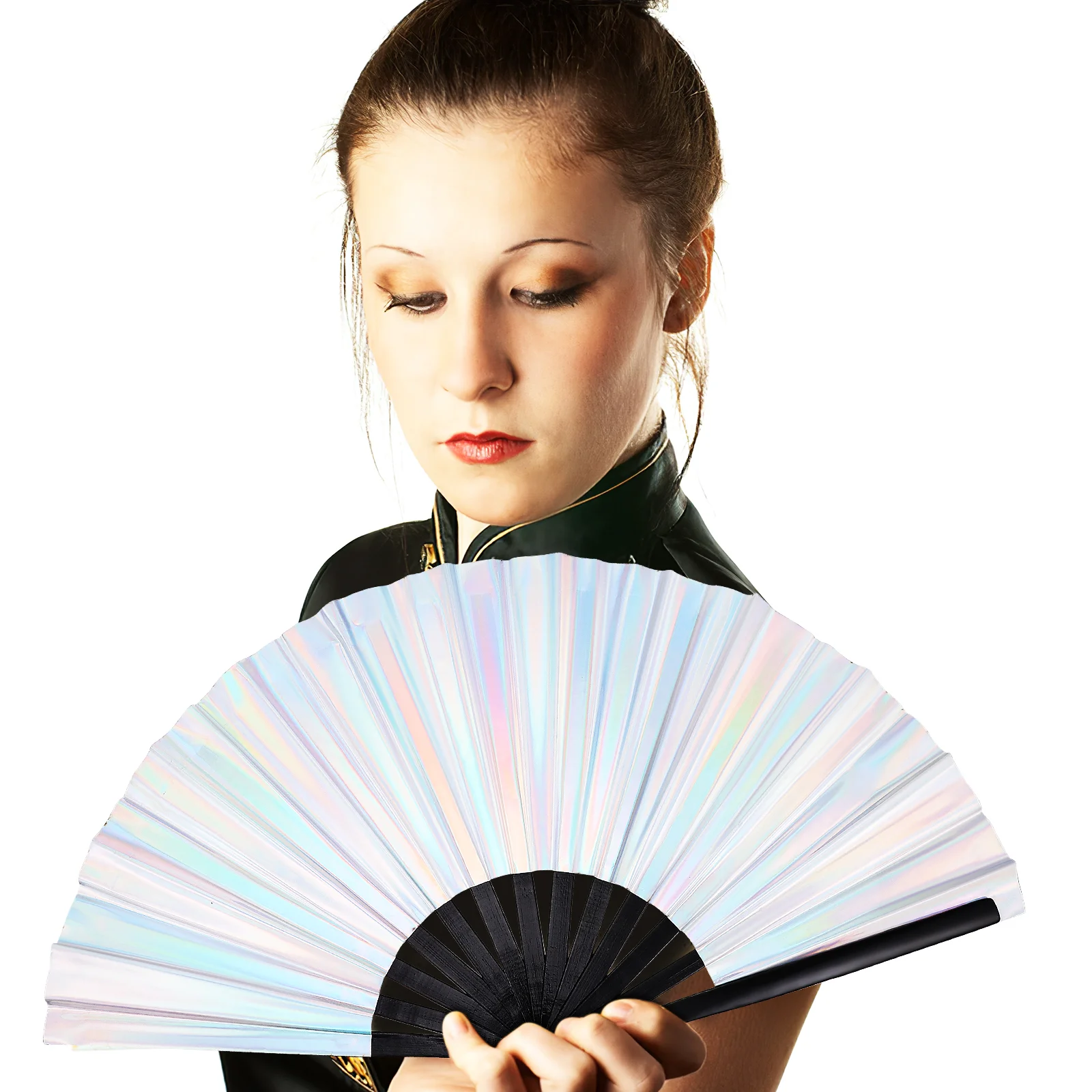 2 шт. японский складной веер Symphony Kung Fu ручной бамбуковый декоративный Miss Fans