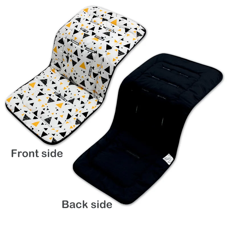 Baby Stroller Accessories Mattress Pad Cotton Seat Cushion Universal Baby Car Seat Pad Soft Carriage Pram Liner Print Animals