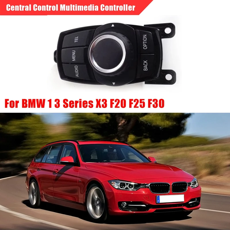 

65829381678 Car Central Control Multimedia Controller For -BMW 1 3 Series X3 F20 F25 F30 Knob Mouse Button Switch