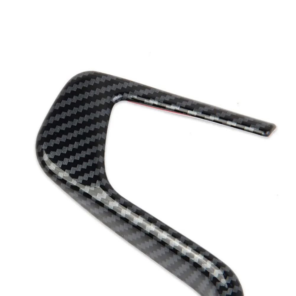 Cover Trim Steering Wheel Stickers Stickers 2 Pieces/Set ABS Cover Trims