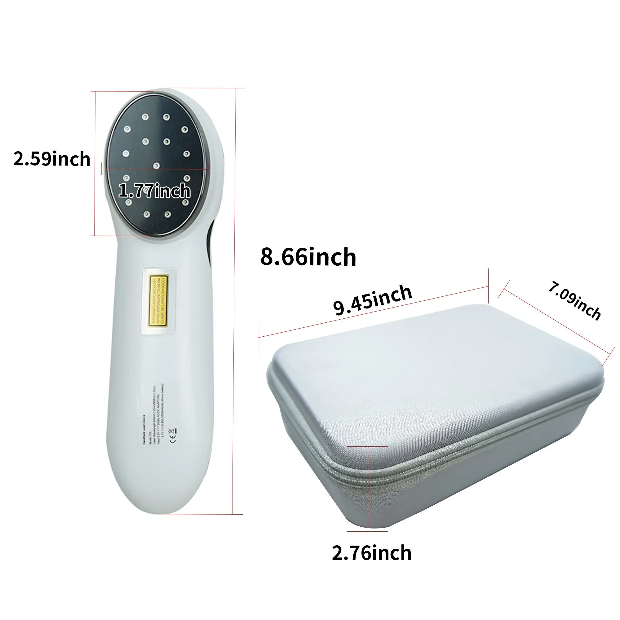 

Устройство для холодной лазерной терапии LLLT 650 нм 808 нм спортивные травмы Sciatica пятка шпоры для снятия боли в шее Домашние животные красные фо...