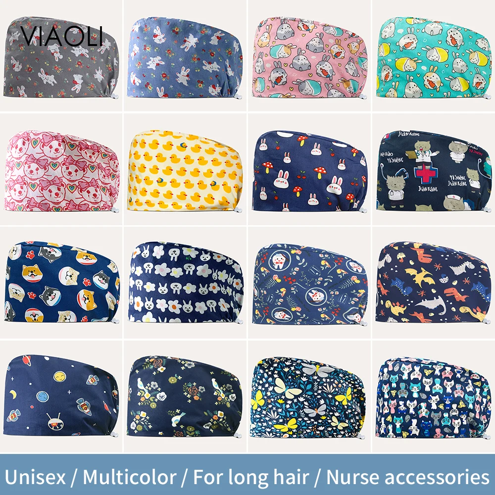 

Аксессуары для медсестер высококачественные обезболивающие скрабы, женские колпачки, медицинские колпачки для операционной, медицинская медсестра, оптовая продажа