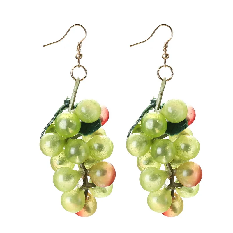 

Creative Fruit Earrings Lovely Strawberry Orange Ear Hooks Cute Simulation Fruit Earrings 1Pair Earring Gift Women Jewelry