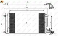 

35910/air conditioning radiator condenser POLO A1///tfsi 1,4BENZ / 1,6TDI 09 (× 16)