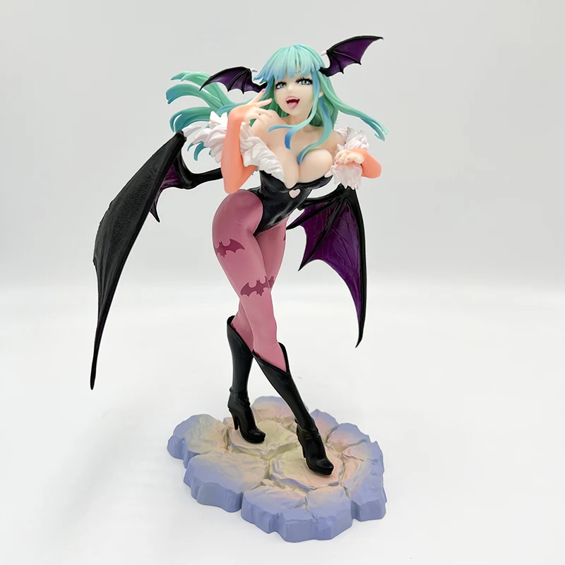 23cm Darkstalkers Bishoujo Morrigan Aensland Sexy Anime Figure Vampire Hunter Action Adult Model Doll Toy |