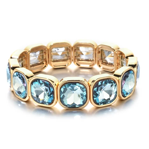 Эластичный стеклянный браслет ZMZY