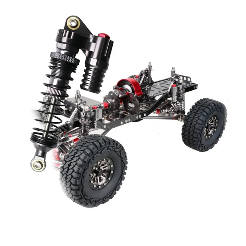 4 шт. цельнометаллический RC Piggyback амортизатор отверстие до отверстия 90 мм для 1/10
