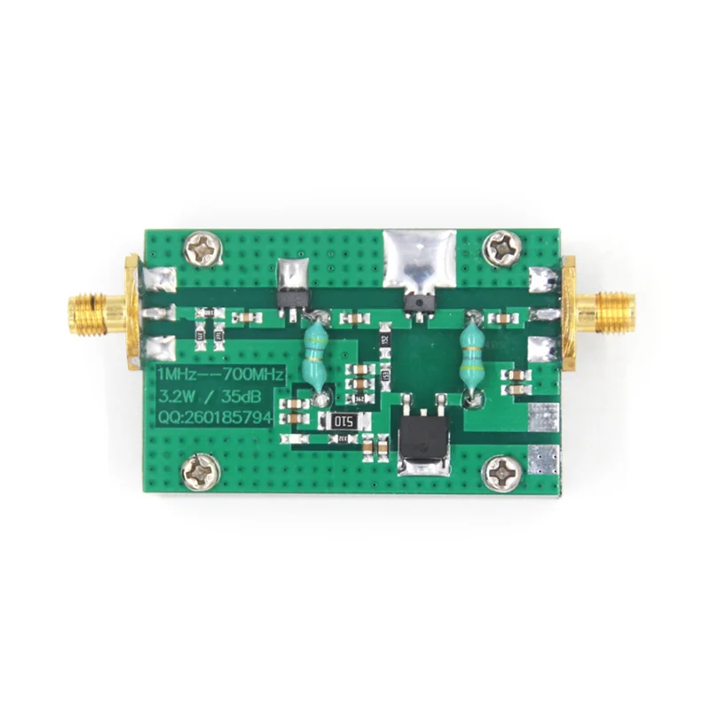 Усилитель мощности 35 дБ 1 МГц-700 МГц 3 2 Вт высокочастотный УКВ УВЧ FM-передатчик + 15 В