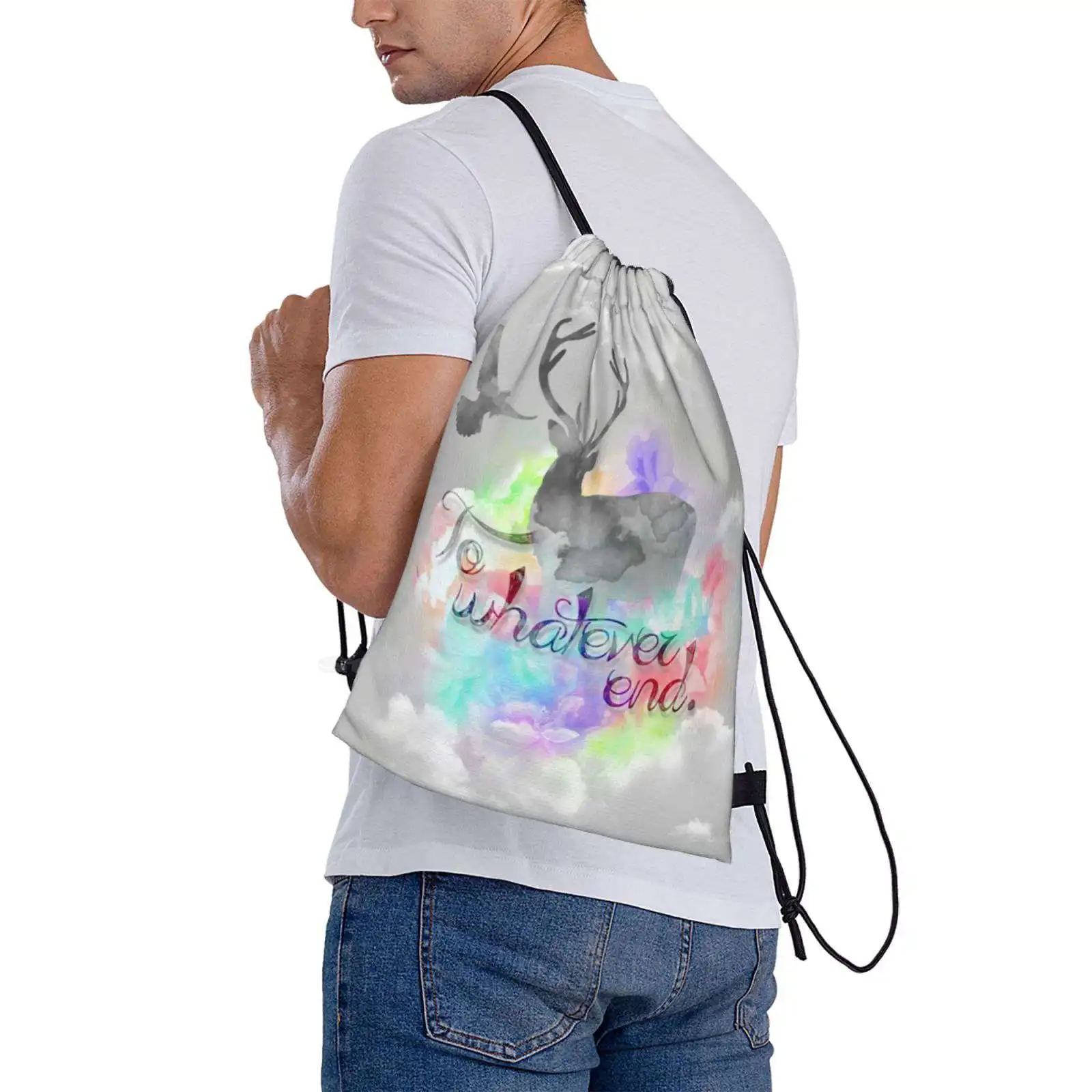 Популярный школьный рюкзак с надписью To Whatever End-Rowaelin модные сумки стеклянная