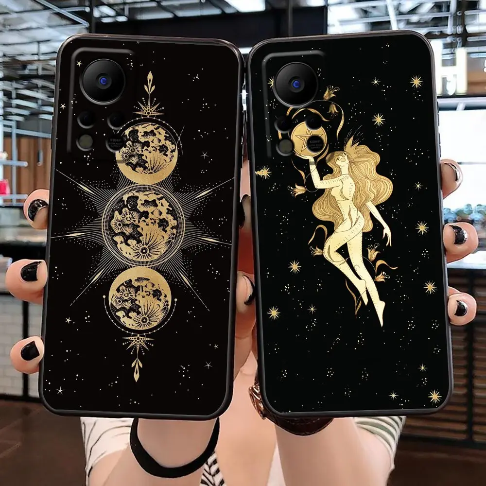 

Case For Infinix TECNO SPARK 7 6 Air Go 5 Pro HOT 20 20S 5G 12 12I 11 11S 10 10I 10S 8 9 Play Case The Mystery Of The Tarot Card