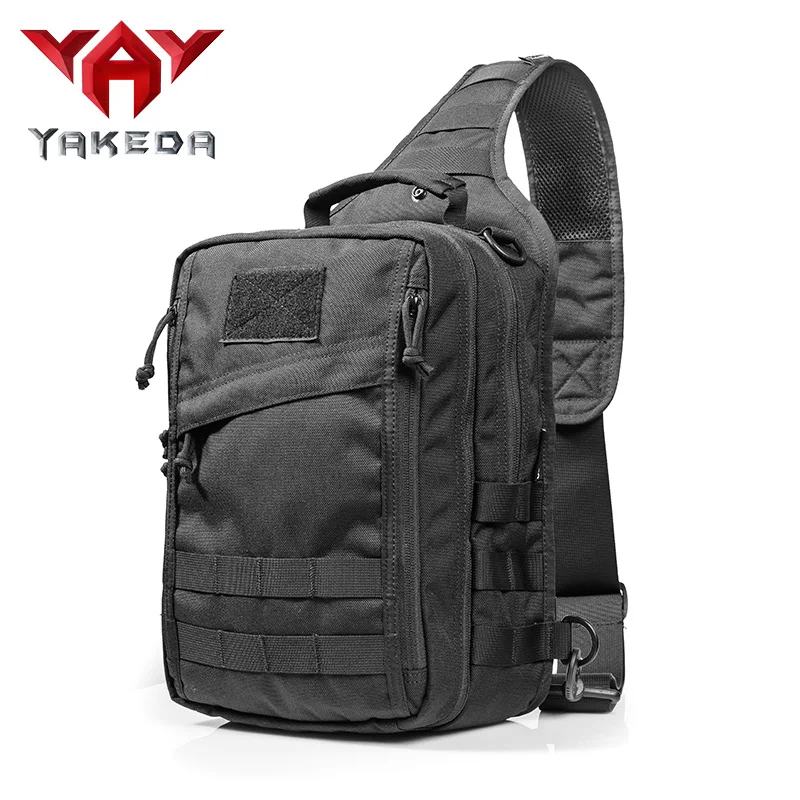 

Yakeda Molle Tactical Outdoor Camping Sling Bag Cross Body Gun Backpack Design For Handgun Move Quickly Airsoft Accessories