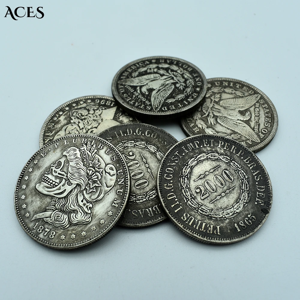 

1865 Us Antique Coins American One Dollars Coin In God We Trust Lucky Coin Desktop Metal Ornament Wholesale Items