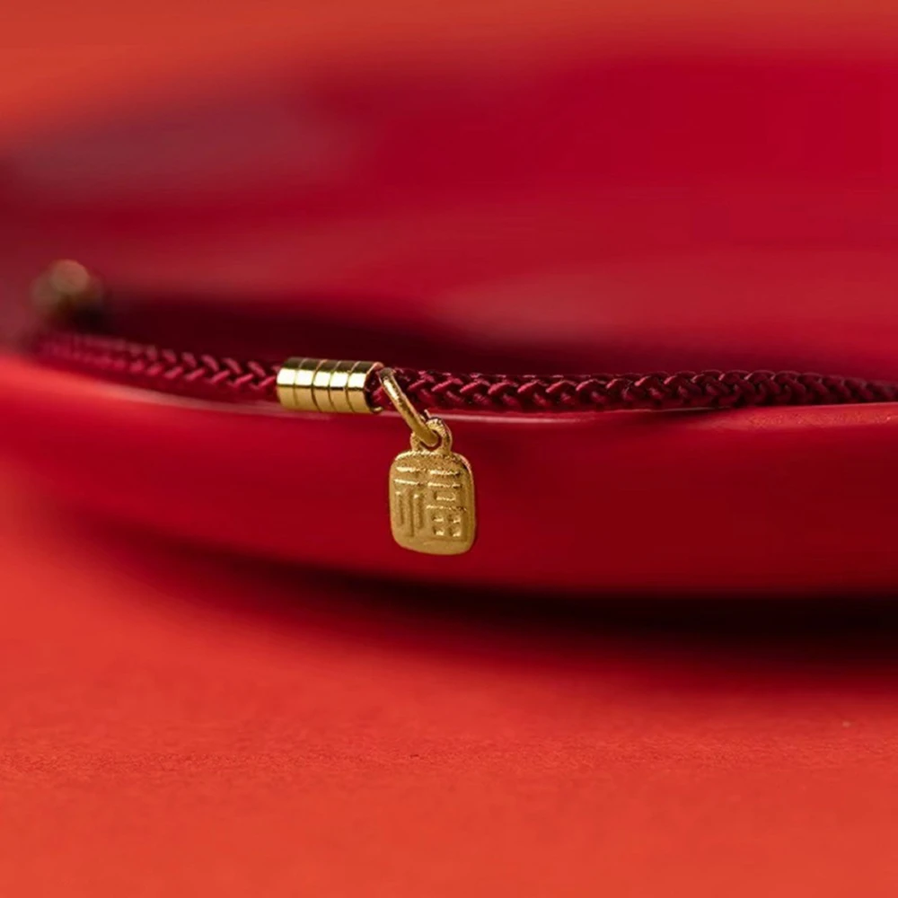 Браслет с красной нитью для женщин и мужчин защитный браслет ручной работы на