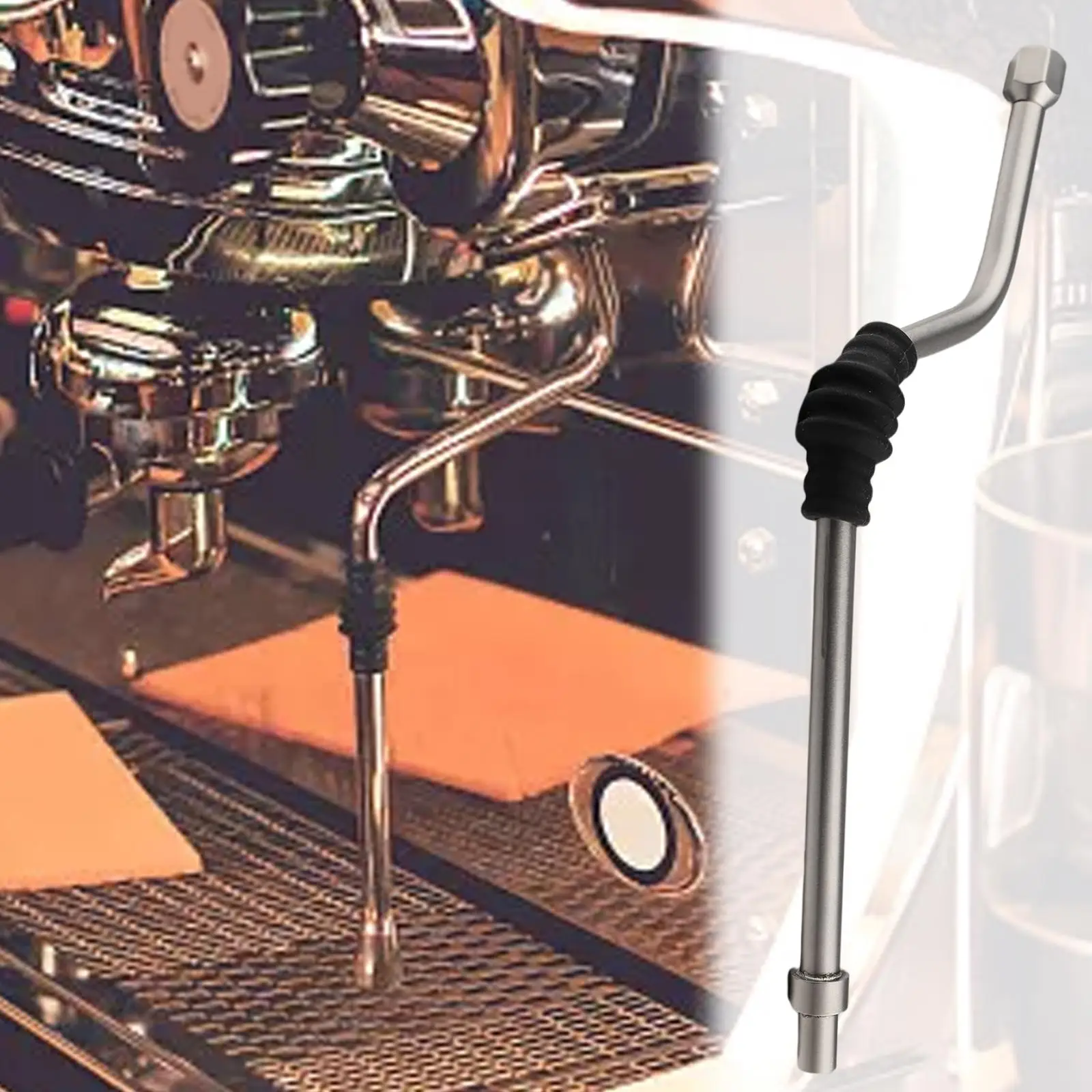 Classic Steam Wand Replaces Tube Conversion Kit for Gaggia Viva Coffee Espresso Machine |
