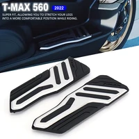 new motorcycle passenger footboard steps foot pegs plate pad covers for yamaha tmax560 tmax 560 t max 560 2022