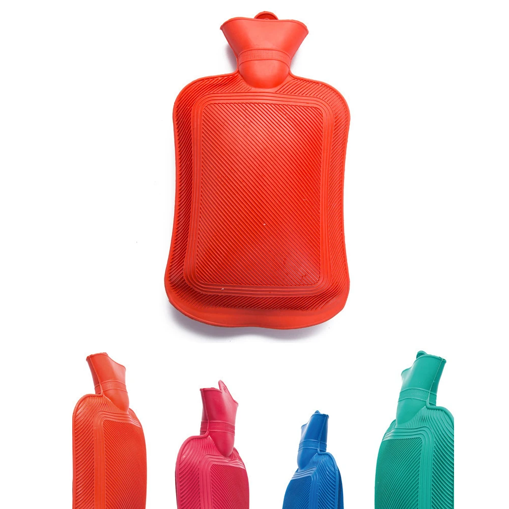 

500ml Thick Hot Water Bag Portable Water Injection Rubber Winter Warming Hand Feet Random Color Household Thermal Sack Bottle