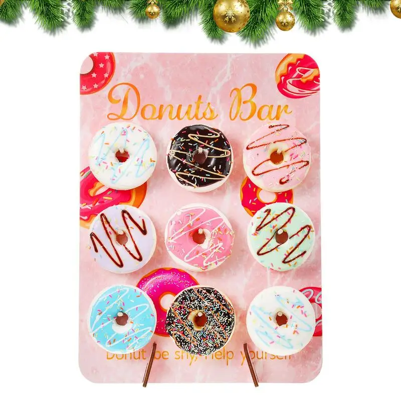 

Деревянная подставка для пончиков, витрина для украшения свадебной вечеринки, буфета, дня рождения