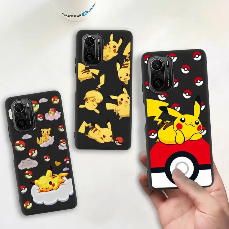 

Pockets Monsters Pikachues Phone Case For Redmi 9A K20 K30 K40 Note 11E 11S 11 10 9 Pro Silicone Soft Cover
