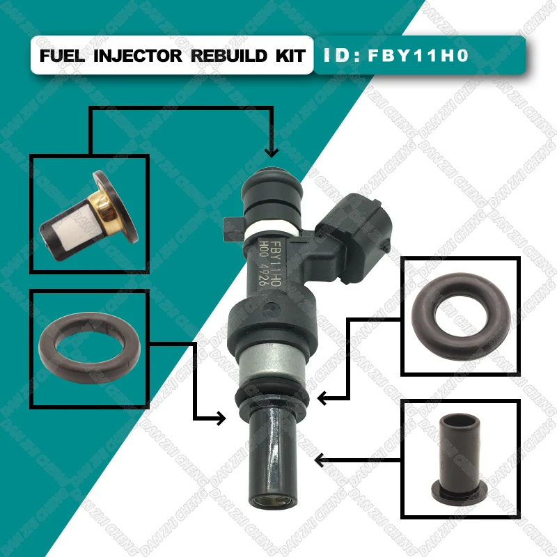 6 комплектов для 2014 Nissan Note 1 2 бензиновый 59kW (80 HP) MPV FBY11H0 топливный инжектор комплект