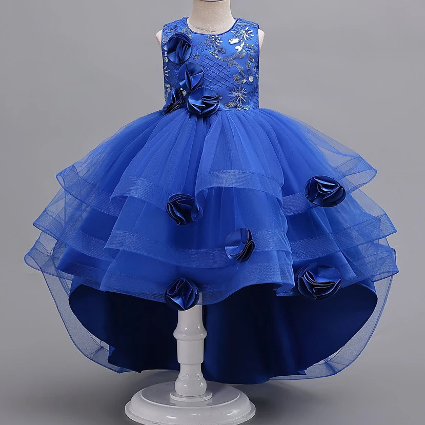 Летнее платье принцессы с цветочным рисунком для мальчиков шоу ведущего пианино