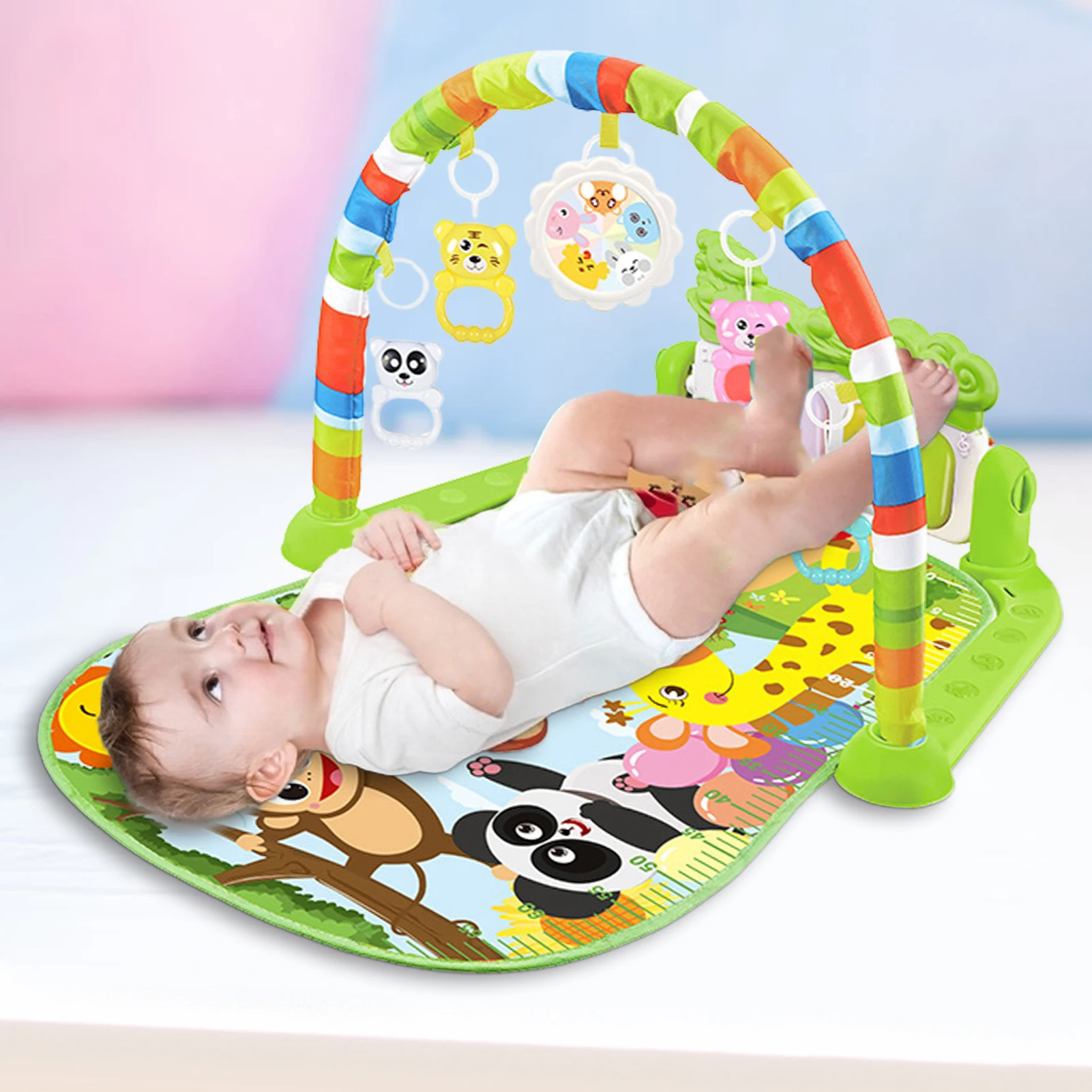 

Baby Music Play Mats Piano Gym Newborn Toys Infant Playmat Learning Education Toys 0 12 Months Tummy Time Crawling Mat Carpet