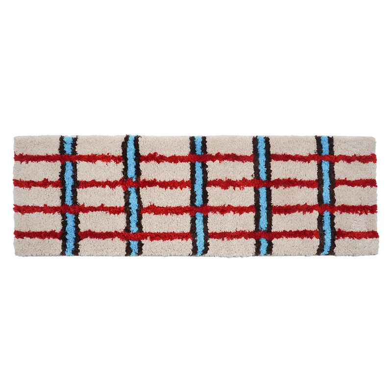 Шикарный сетчатый ковер для гостиной длинный коврик спальни противоскользящий