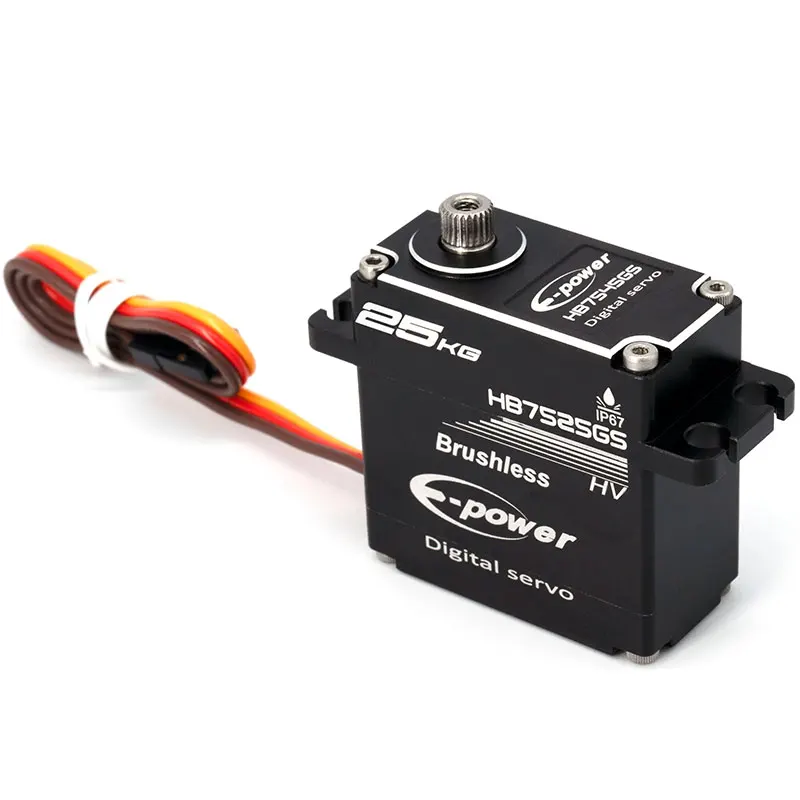 E-Power RC Servo Бесщеточный 25 кг 180 Полностью алюминиевый корпус Металлические