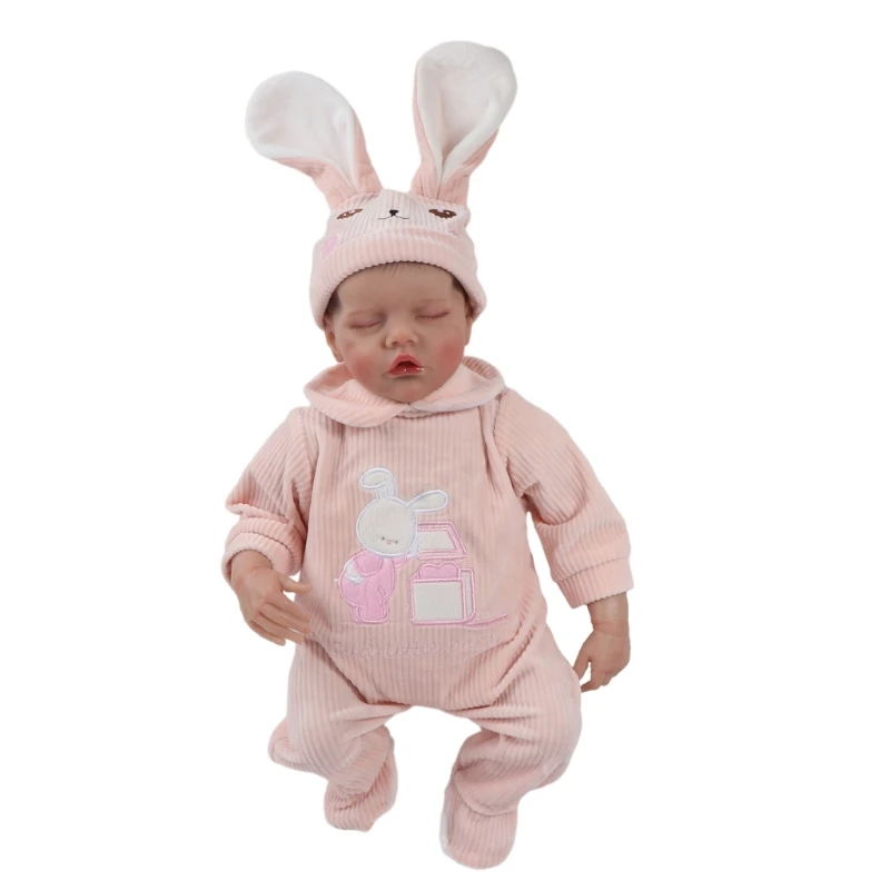 15 7 дюймов Reborns Новорожденные Двойные мягкие одежды жизнь как с закрытым глазом