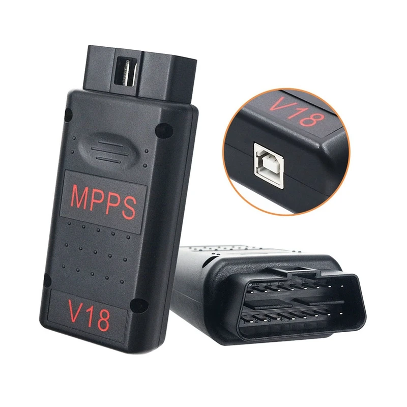 MPPS V18 OBD2 Диагностический инструмент MAIN + TRICORE MULTIBOOT V18.12.3.8 с кабелем Breakout Tricore