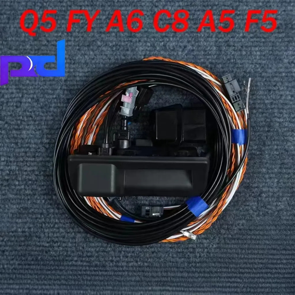 Фото Камера заднего вида 8W8827566E для Audi A5 B9, камера парковки с динамическими линиями направления и проводкой №1