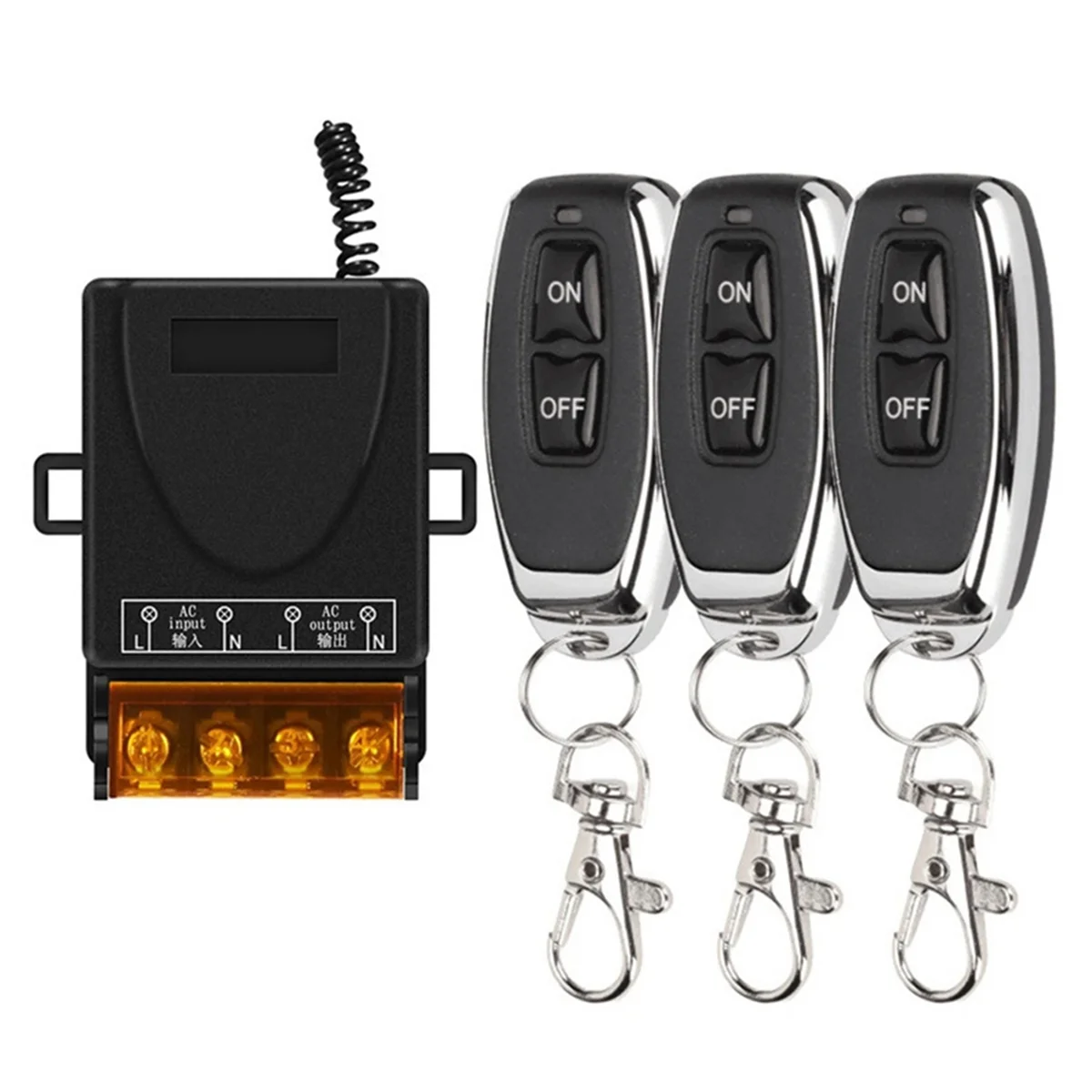 Беспроводной пульт дистанционного управления 433 МГц DC8-80V 30A RF релейный приемник