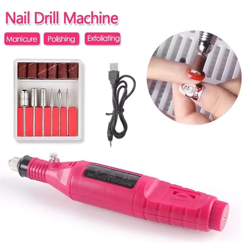 

Nail Drill Machine Professional Manicure Machine Pedicure Drill Set Nail Art Gel Polish Remover Care Equipment Tool
