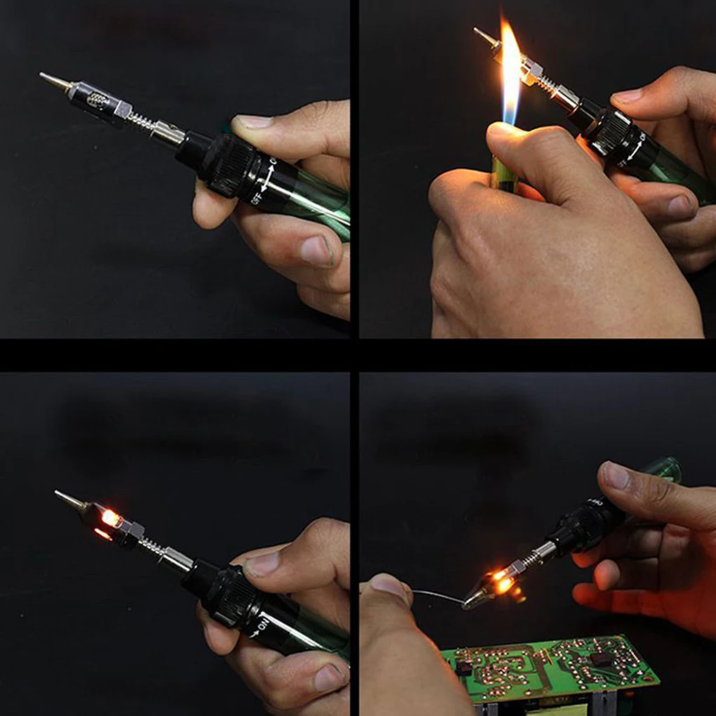 

14 Pieces Soldering Iron 8ml Electronics Welding Pen Kit Jewelry Repairing Cordless Refillable Circuit Work Burner