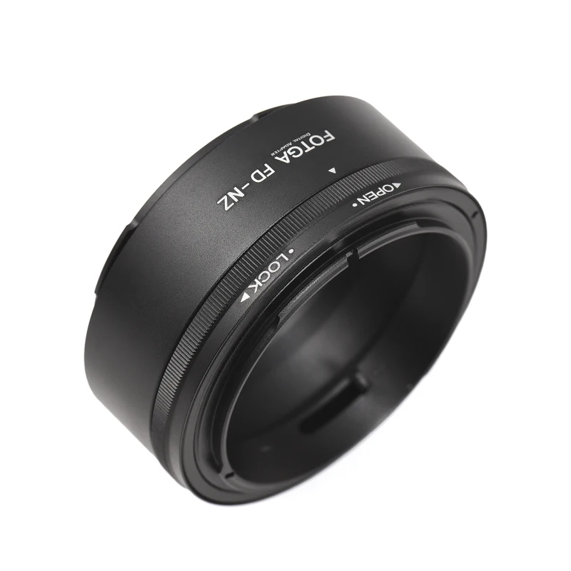 Высокоточный кольцевой адаптер FOTGA для алюминиевого сплава Canon FD-Objective Nikon Z6 Z7 Z50