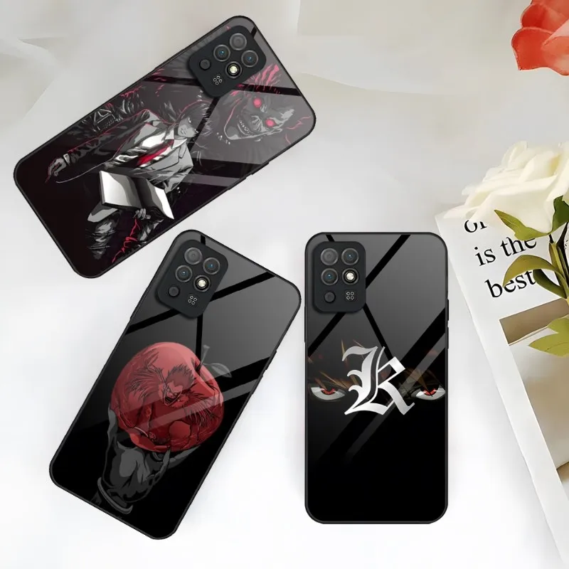 

Death Note Anime Phone Case For Huawei P9 P20 P30 P40 P50 Smartp Z Pro Plus 2019 2021 Tempered Glass Design Cover