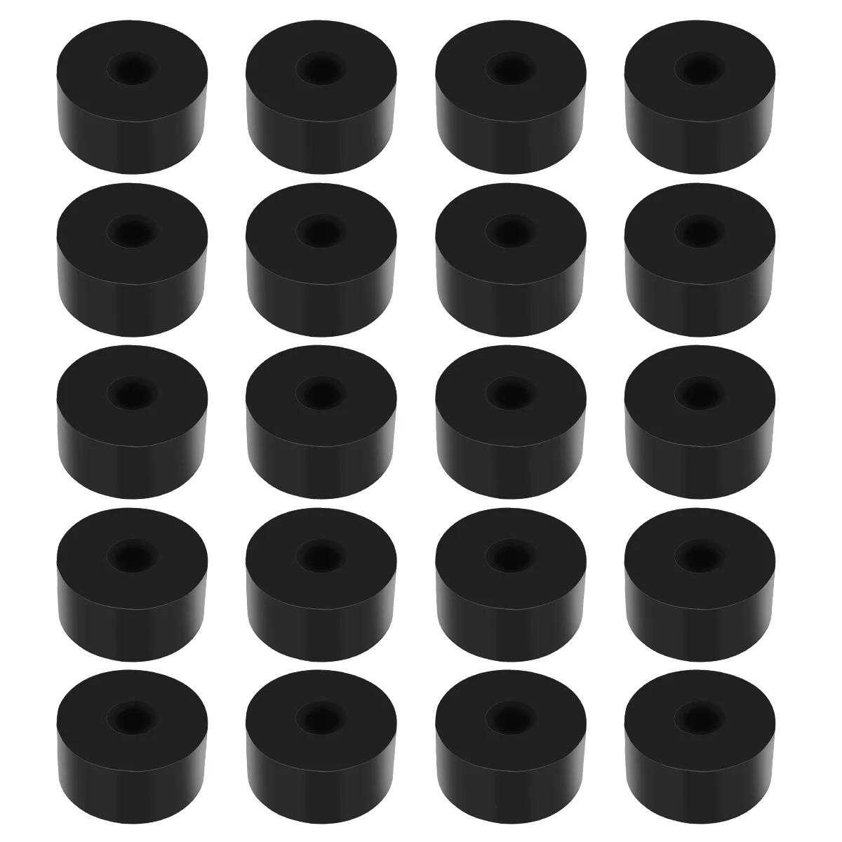 

20PCS Risers for Pots Indoor Pot Feet for Planters Pot Tray Round Flowerpot Feet Pad Rubber Pots Riser Flowerpot Tray