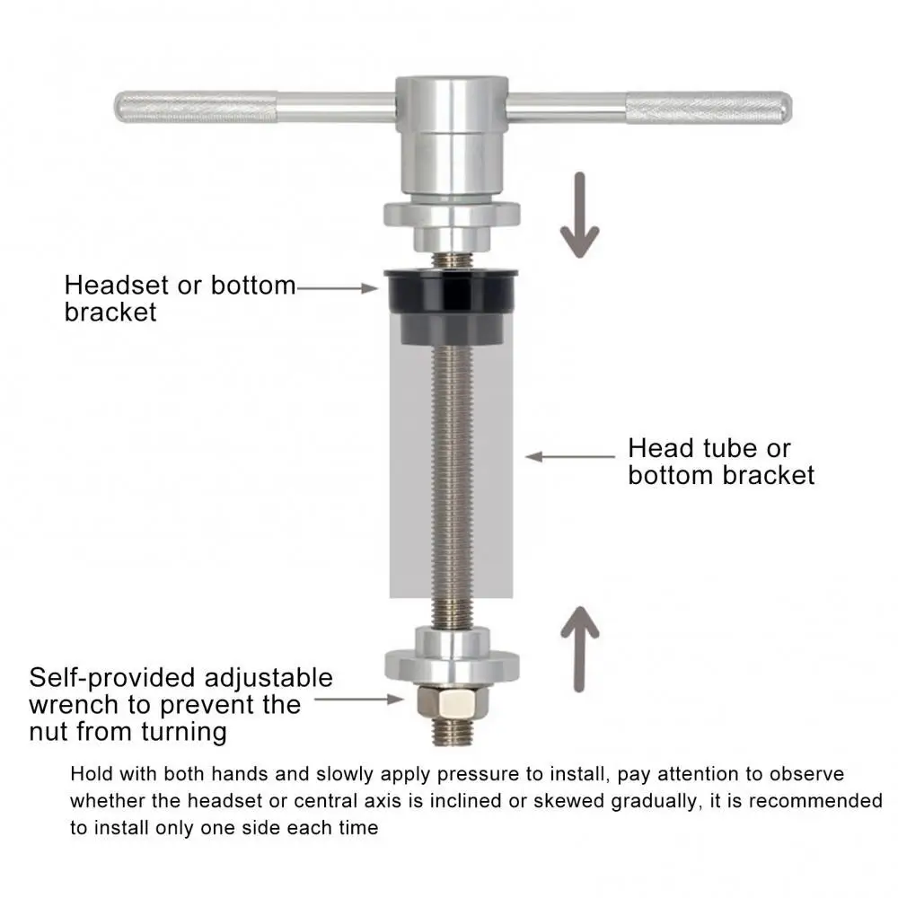

Bike Bearing Headset Press-in Bottom Bracket Balance Installation Tool Gadget Bicycle Repair Tools