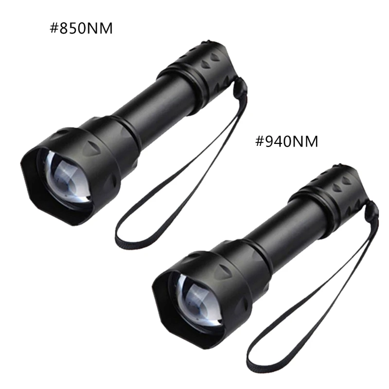 

X37E IR Illuminator Flashlight Infrared Lights Night Vision Zoomable IR Flashlights Torch IR Lights Invisible to Human's Eyes