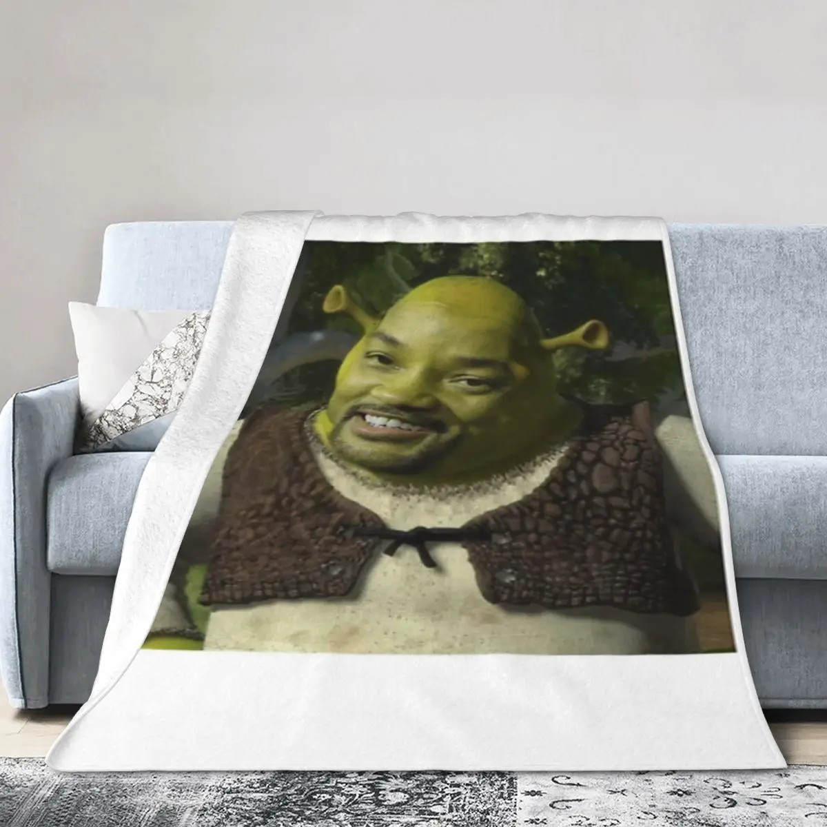 Shrilliam Shrith (Шрек The Shrexy) Ультрамягкое одеяло из микрофлиса