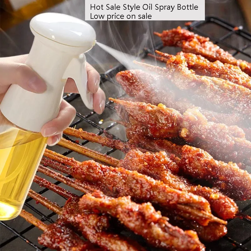 

Kitchen Baking Oil Spray BBQ Cooking Olive Oil Sprayer Empty Bottle Vinegar Bottle Oil Dispenser Salad 200/210ML