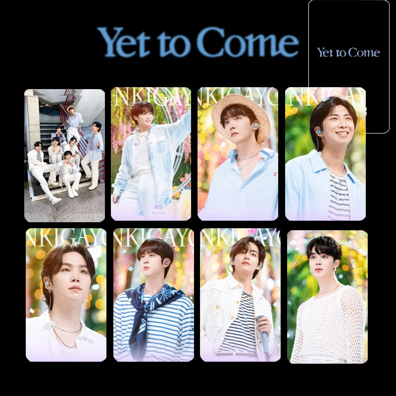 

KPOP bangtan boys New Album Yet To Come Collectible Cards Postcards LOMO Photo Cards High Quality Photo Cards Gifts JIMIN JK JIN